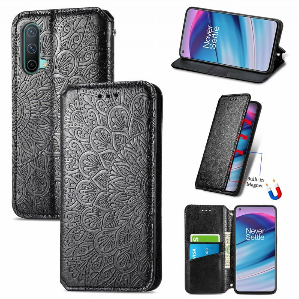 Schutzhülle Für OnePlus Nord 2 5G Flip Case Mandalas