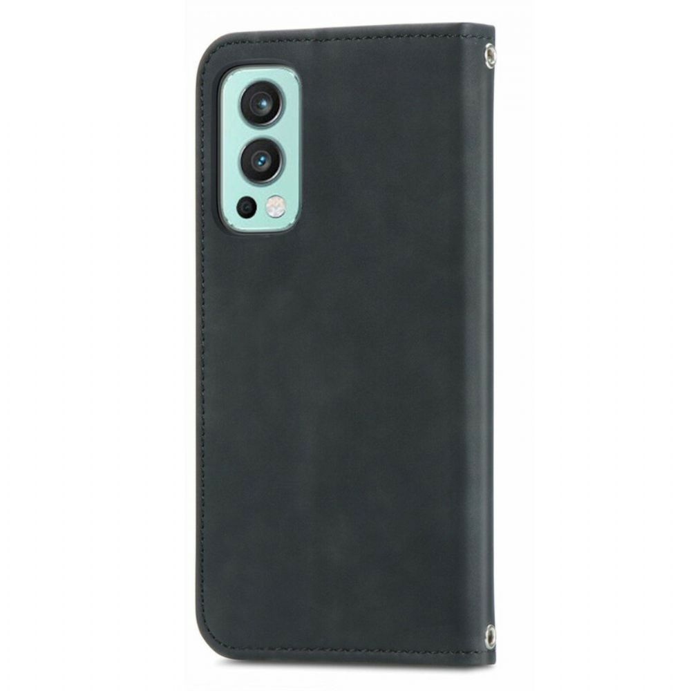 Schutzhülle Für OnePlus Nord 2 5G Flip Case Skin-touch-design