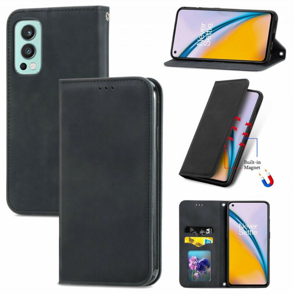 Schutzhülle Für OnePlus Nord 2 5G Flip Case Skin-touch-design