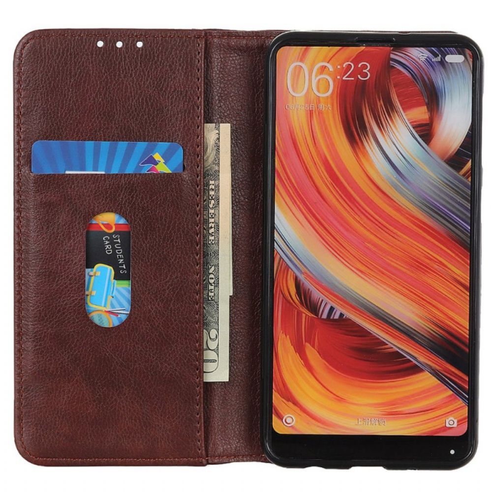 Flip Case Poco X6 Pro 5g Handyhülle Spaltleder