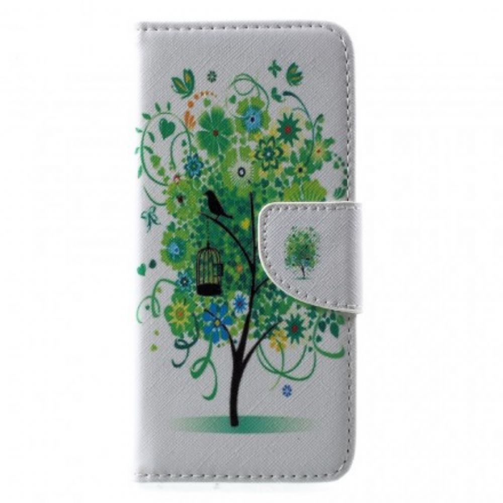 Flip Case Für Samsung Galaxy S8 Blühender Baum