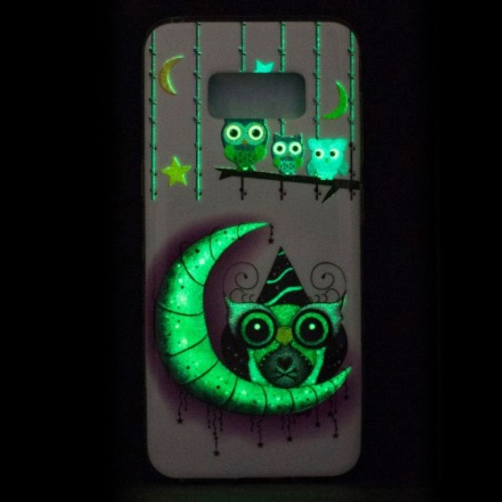 Hülle Für Samsung Galaxy S8 Eulen Im Fluoreszierenden Delirium