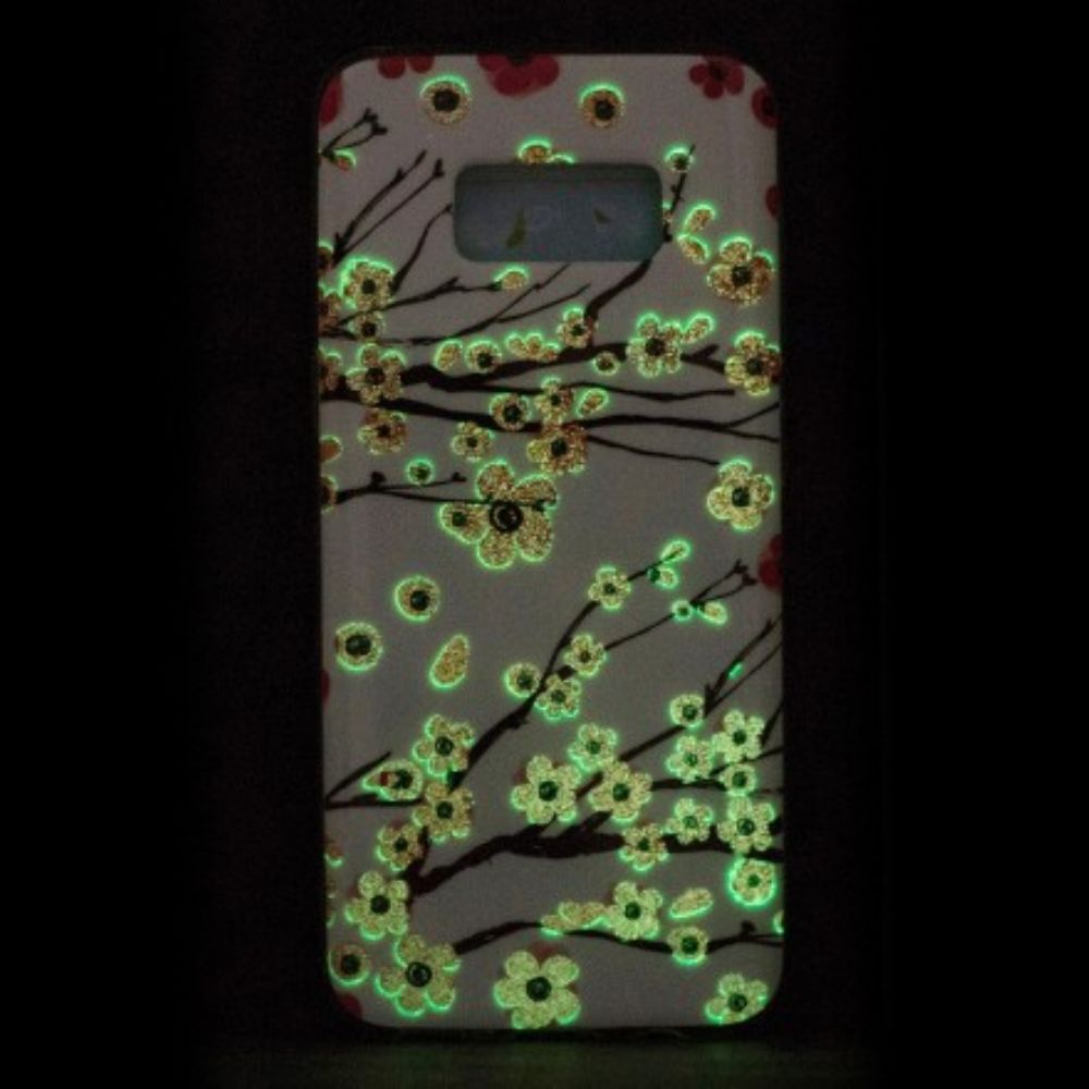 Hülle Für Samsung Galaxy S8 Fluoreszierende Blumen