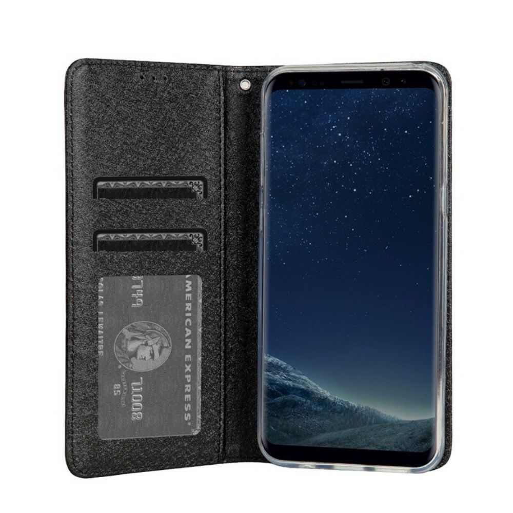 Schutzhülle Für Samsung Galaxy S8 Flip Case Seidentextur Ledereffekt Cmai2