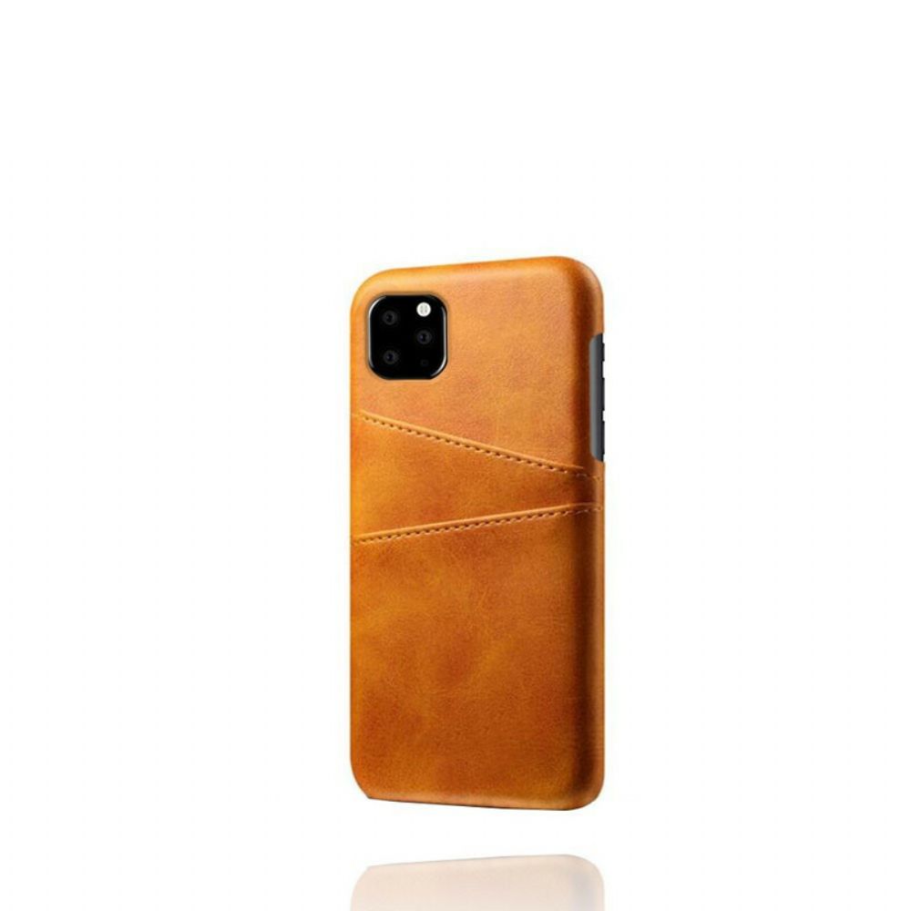 Handyhülle Für iPhone 11 Pro Doppelter Kartenhalter