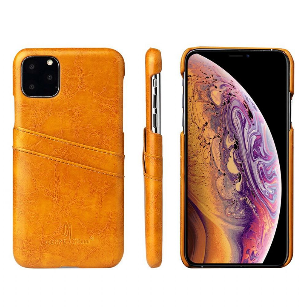 Handyhülle Für iPhone 11 Pro Fierre Shann Kartenhalter