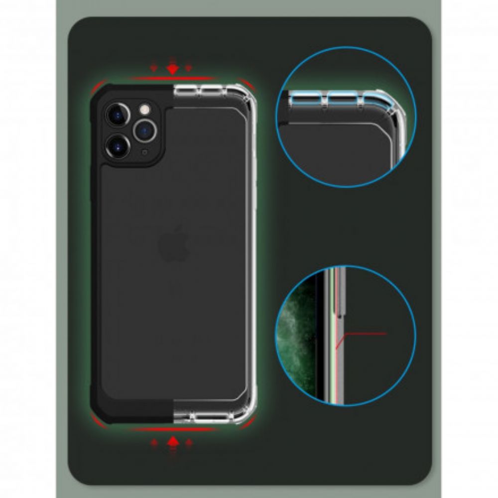 Handyhülle Für iPhone 11 Pro Transparenter Hybrid X-level