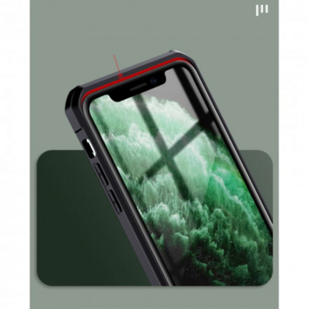 Handyhülle Für iPhone 11 Pro Transparenter Hybrid X-level