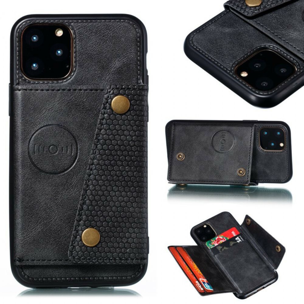 Hülle Für iPhone 11 Pro Geldbörse Snap Wallet