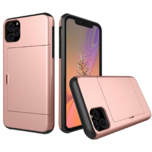 Hülle Für iPhone 11 Pro Starrer Auffälliger Kartenhalter