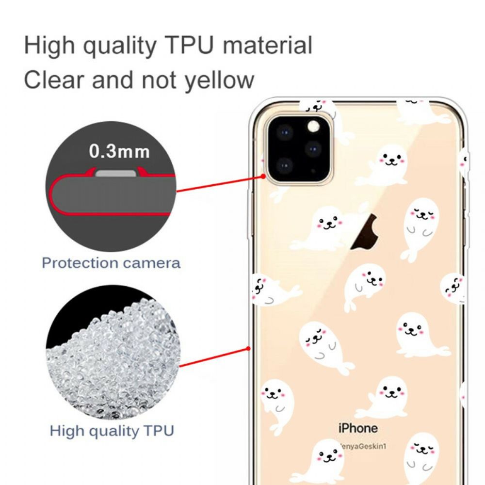 Hülle Für iPhone 11 Pro Top Seelöwen