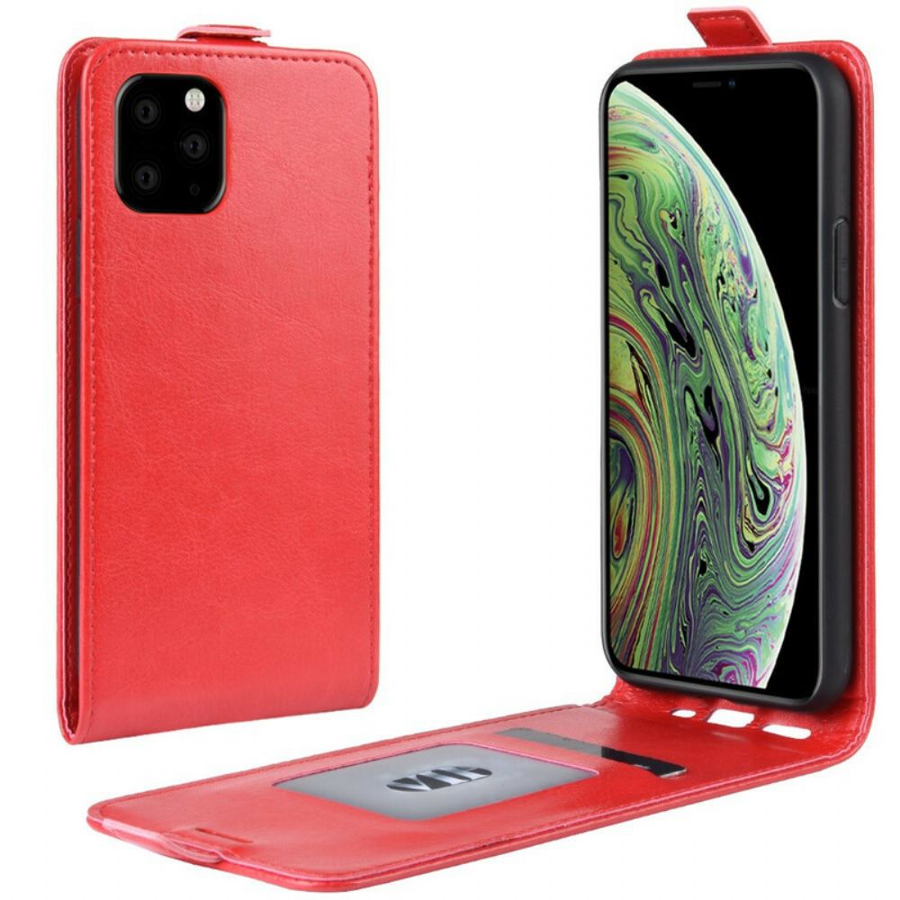 Lederhüllen Für iPhone 11 Pro Flip Case Retro-faltung