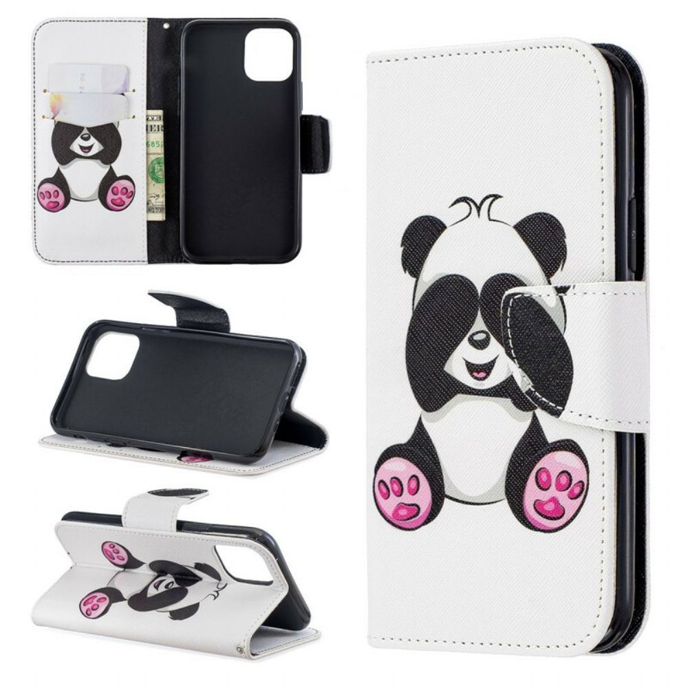 Lederhüllen Für iPhone 11 Pro Panda-spaß