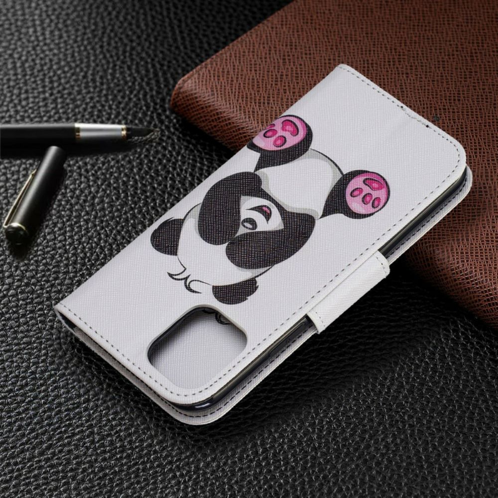 Lederhüllen Für iPhone 11 Pro Panda-spaß