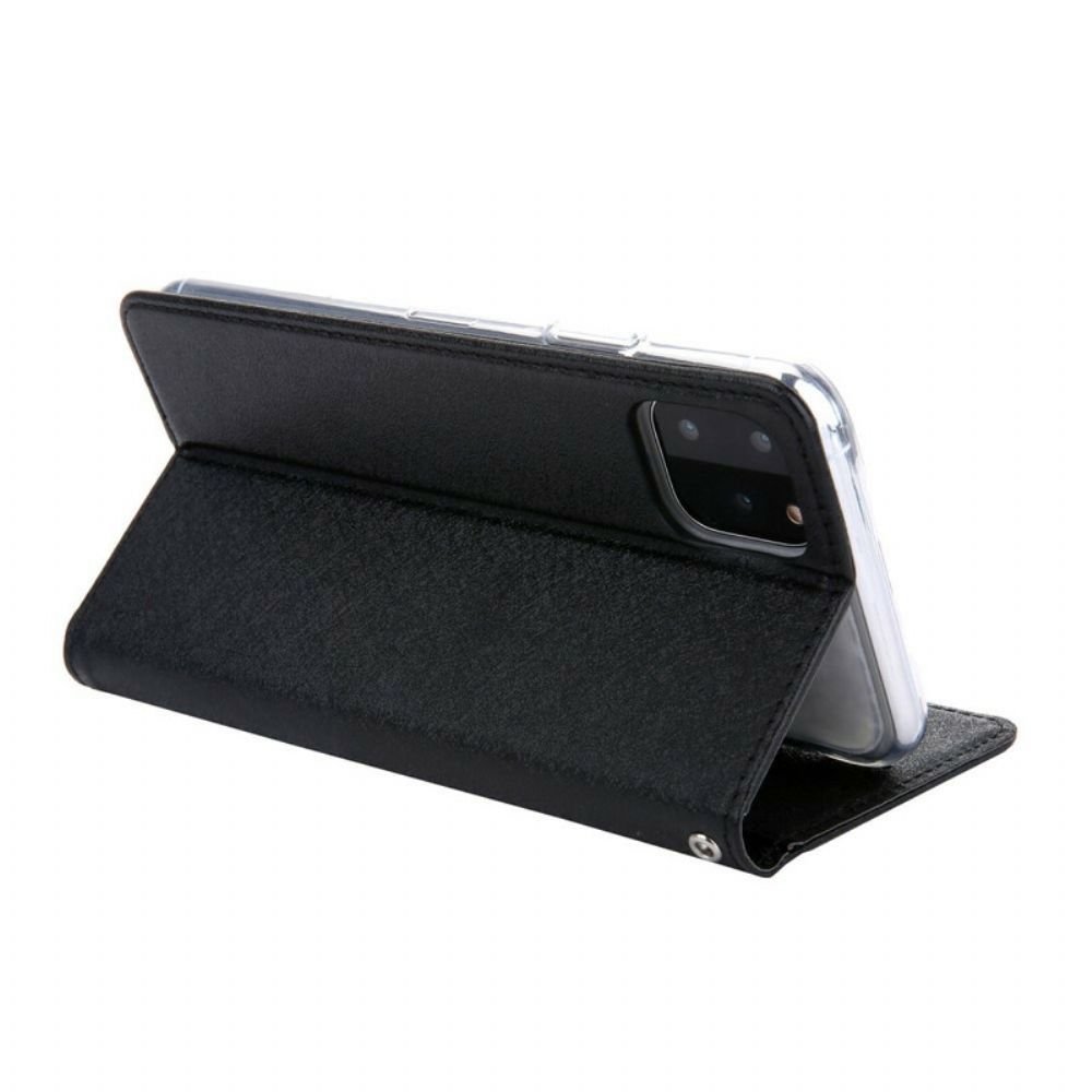 Schutzhülle Für iPhone 11 Pro Flip Case Seidentextur Ledereffekt Cmai2