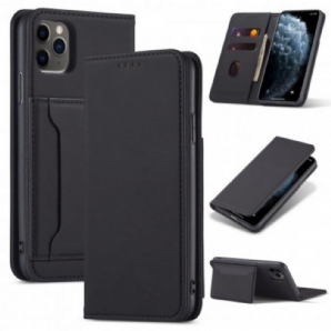 Schutzhülle Für iPhone 11 Pro Flip Case Unterstützungskarteninhaber