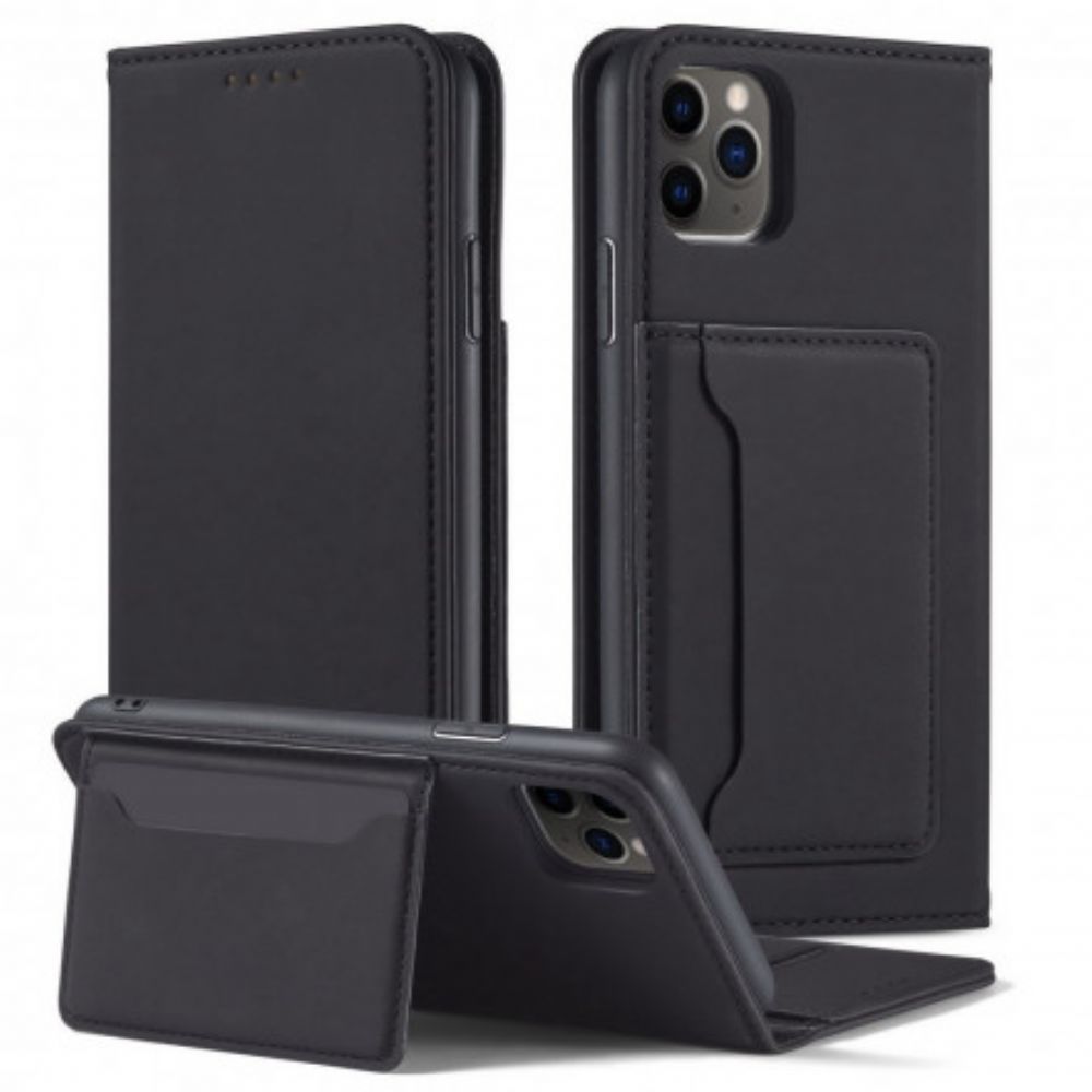 Schutzhülle Für iPhone 11 Pro Flip Case Unterstützungskarteninhaber