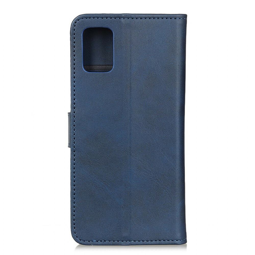 Flip Case Für OnePlus 8T Retro-mattleder-effekt