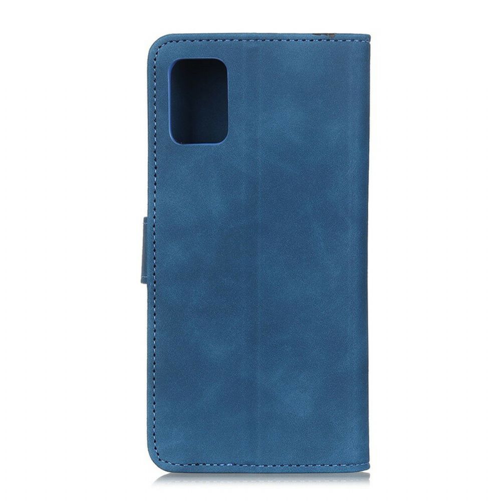 Flip Case Für OnePlus 8T Vintage Ledereffekt Khazneh