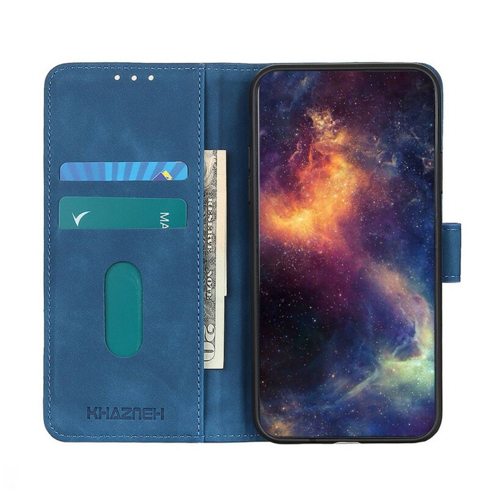 Flip Case Für OnePlus 8T Vintage Ledereffekt Khazneh