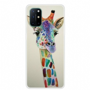 Handyhülle Für OnePlus 8T Bunte Giraffe