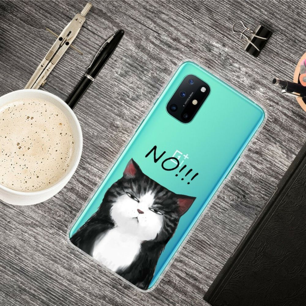 Handyhülle Für OnePlus 8T Die Katze Die Nein Sagt