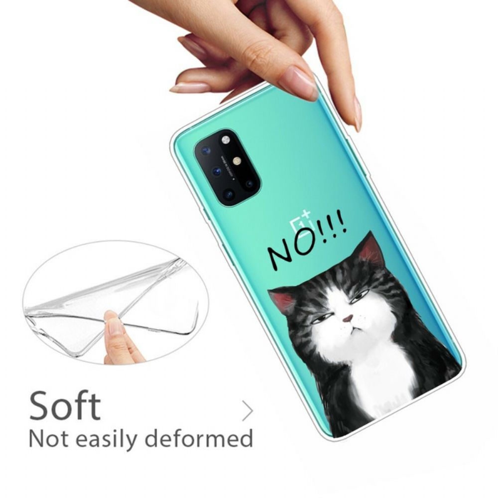 Handyhülle Für OnePlus 8T Die Katze Die Nein Sagt