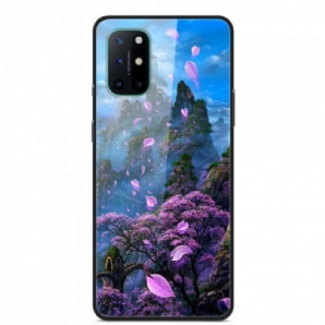 Handyhülle Für OnePlus 8T Fantasy-landschaft Aus Gehärtetem Glas