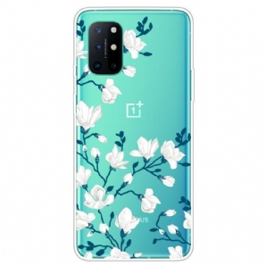 Handyhülle Für OnePlus 8T Weiße Blumen