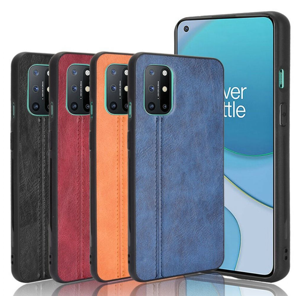 Hülle Für OnePlus 8T Style Ledernähte