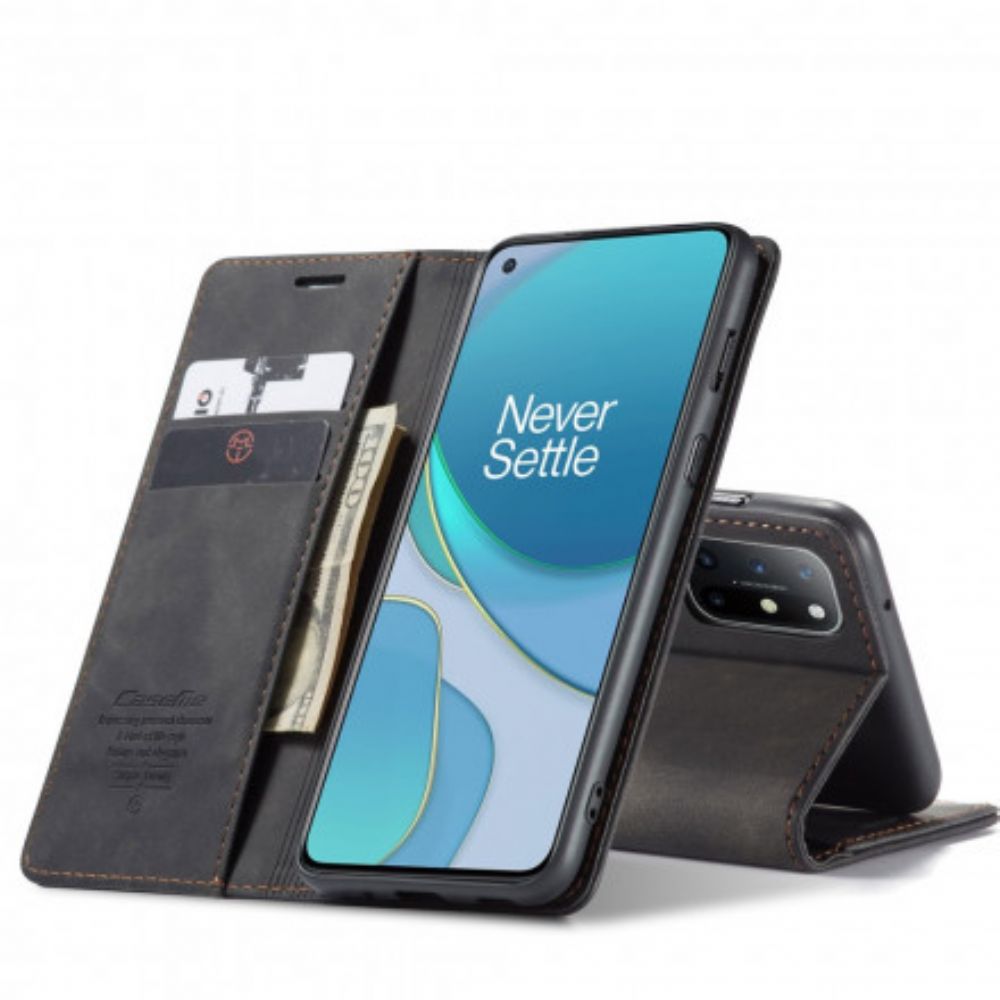 Schutzhülle Für OnePlus 8T Flip Case Caseme Kunstleder