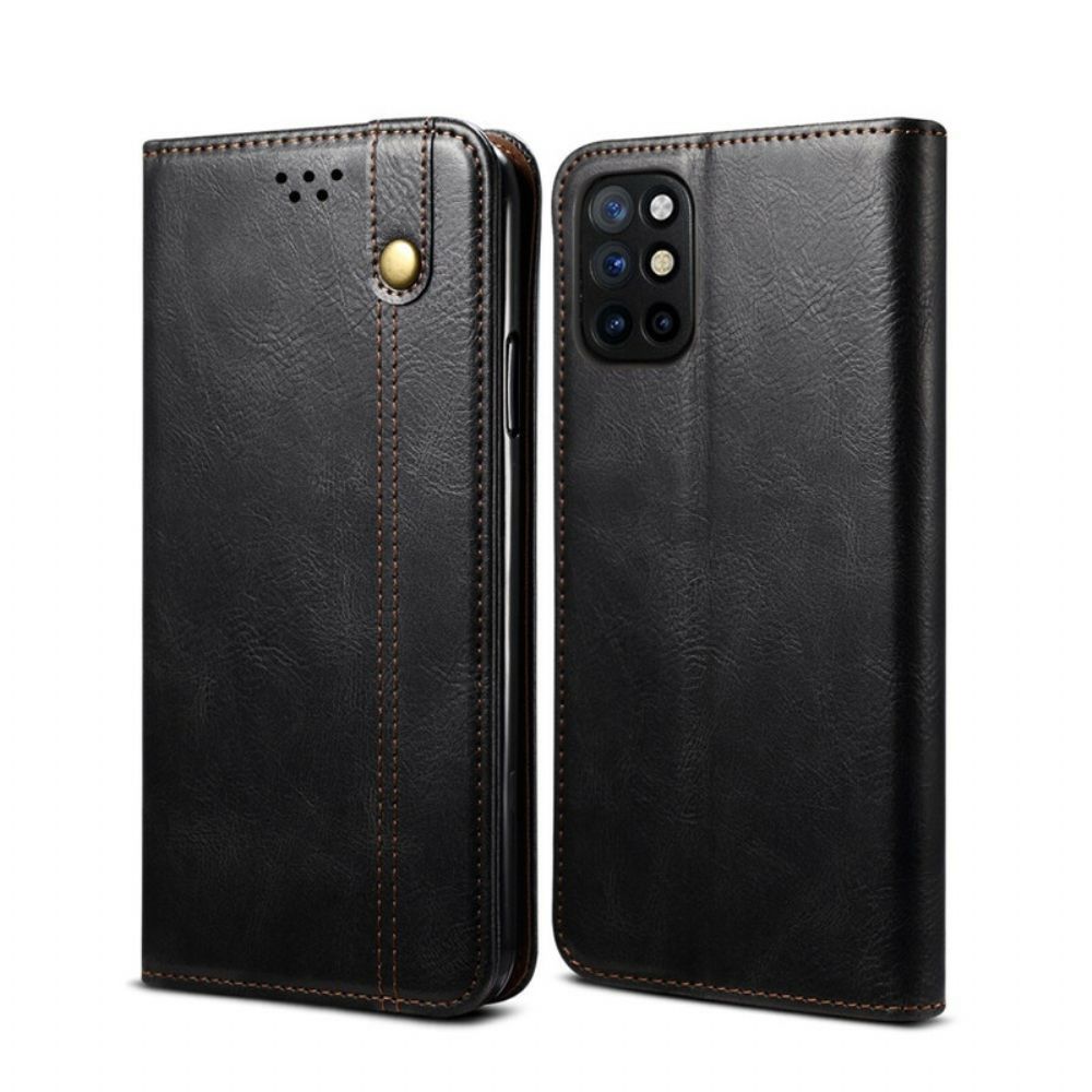 Schutzhülle Für OnePlus 8T Flip Case Gewachstes Kunstleder