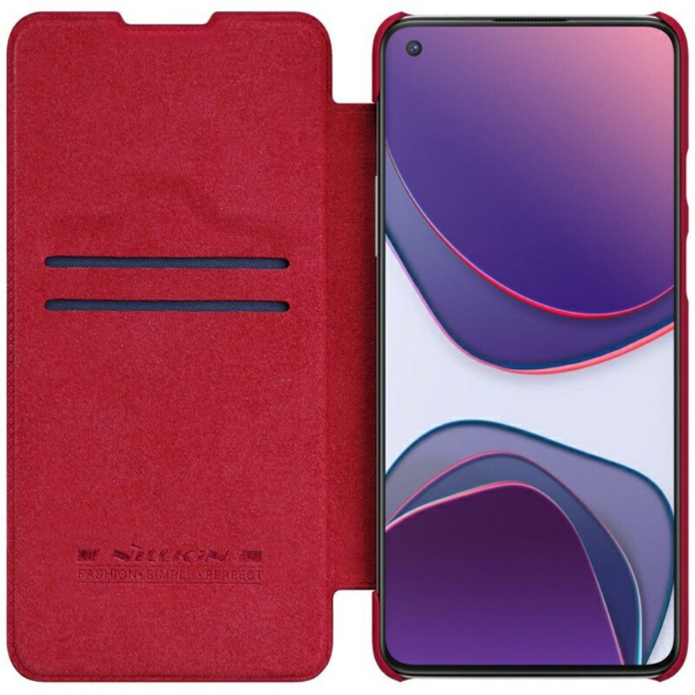 Schutzhülle Für OnePlus 8T Flip Case Nillkin Qin-serie