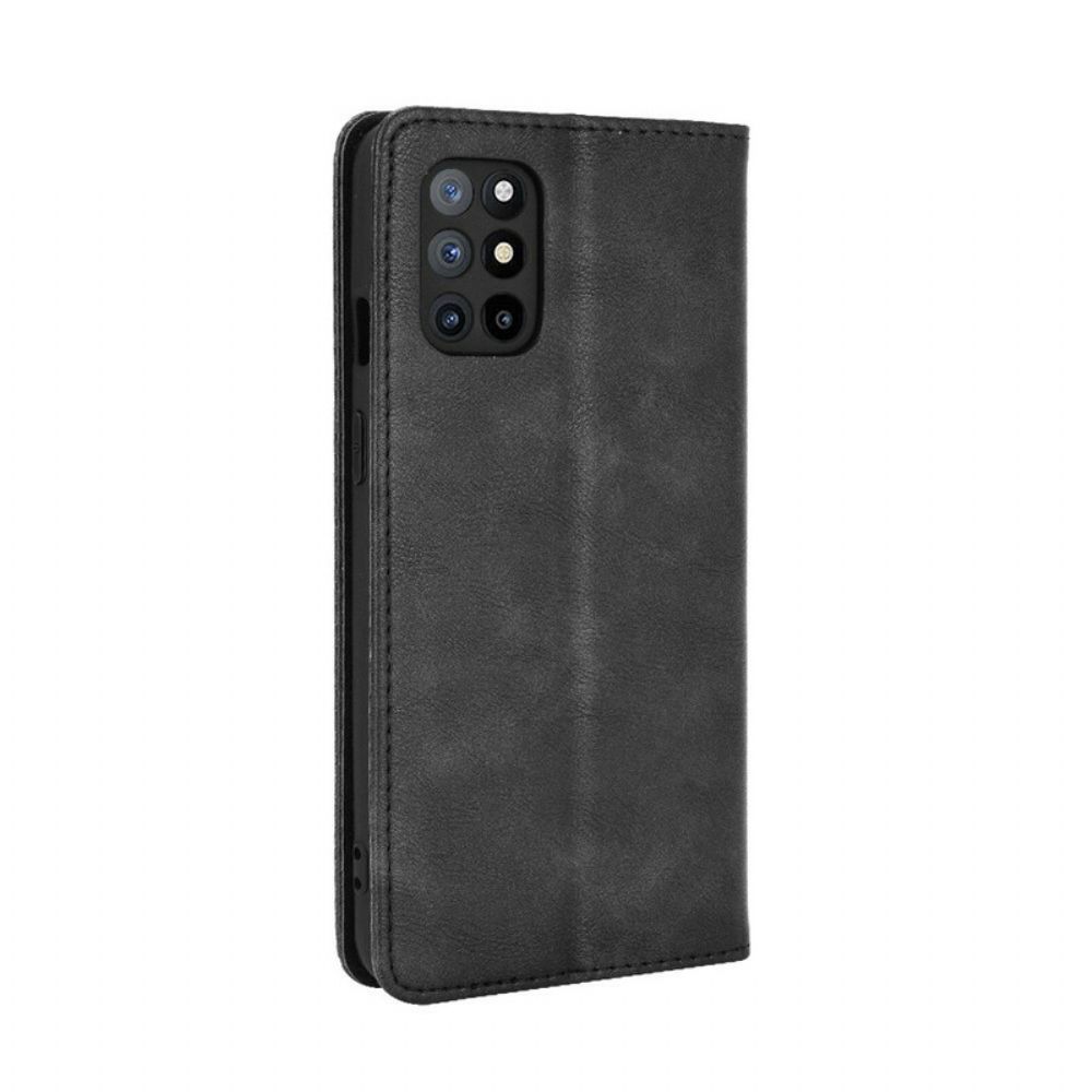 Schutzhülle Für OnePlus 8T Flip Case Stilisierter Vintage-ledereffekt