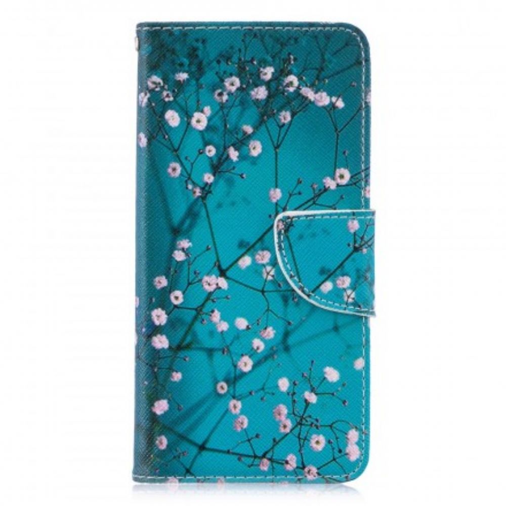 Flip Case Für Huawei P30 Blühender Baum