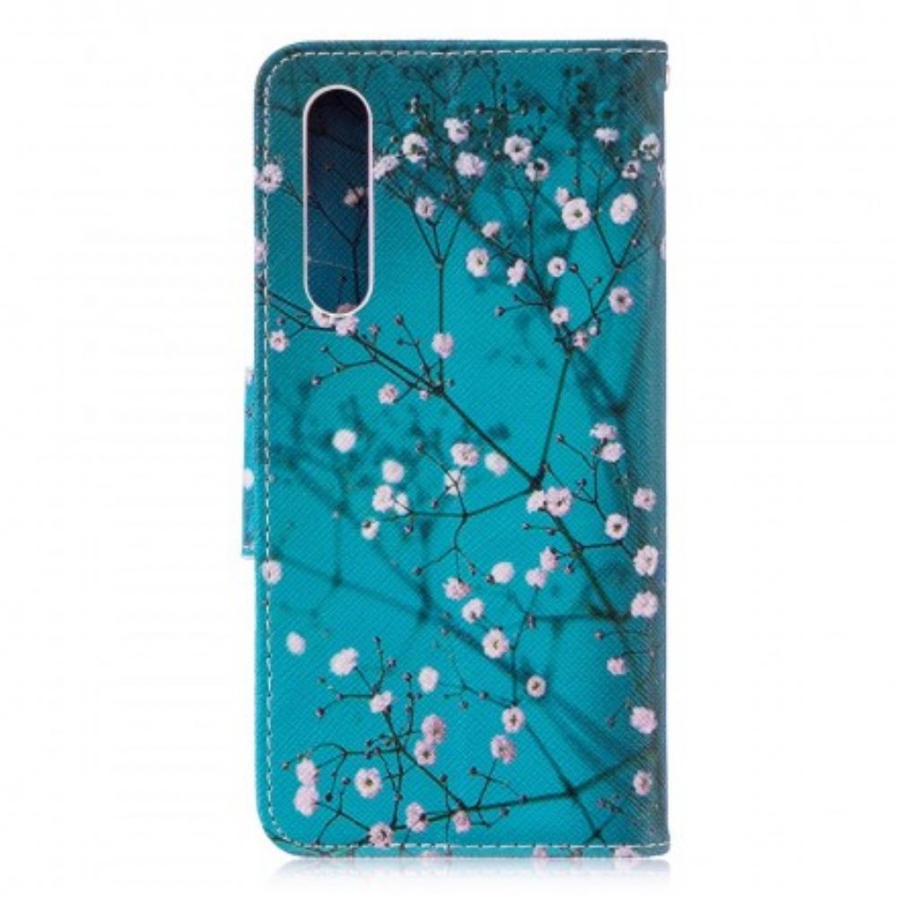 Flip Case Für Huawei P30 Blühender Baum