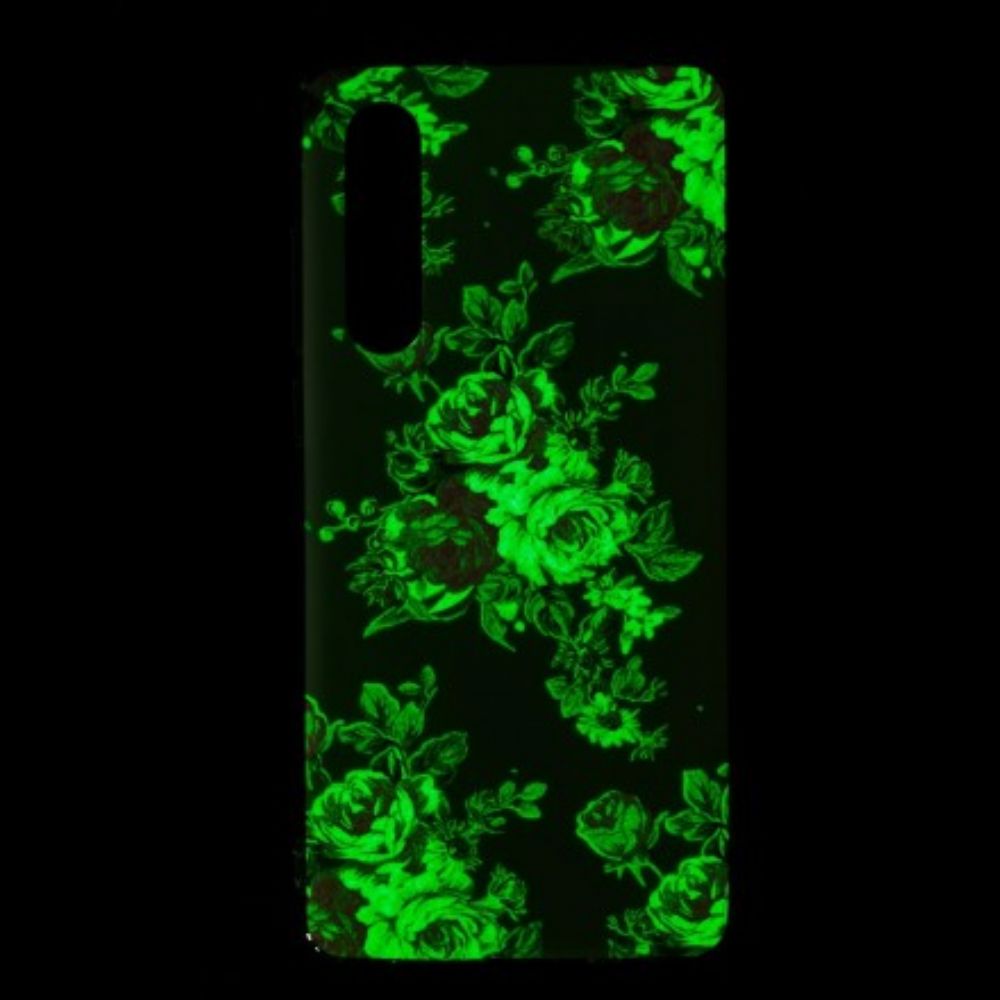 Hülle Für Huawei P30 Fluoreszierende Freiheitsblumen