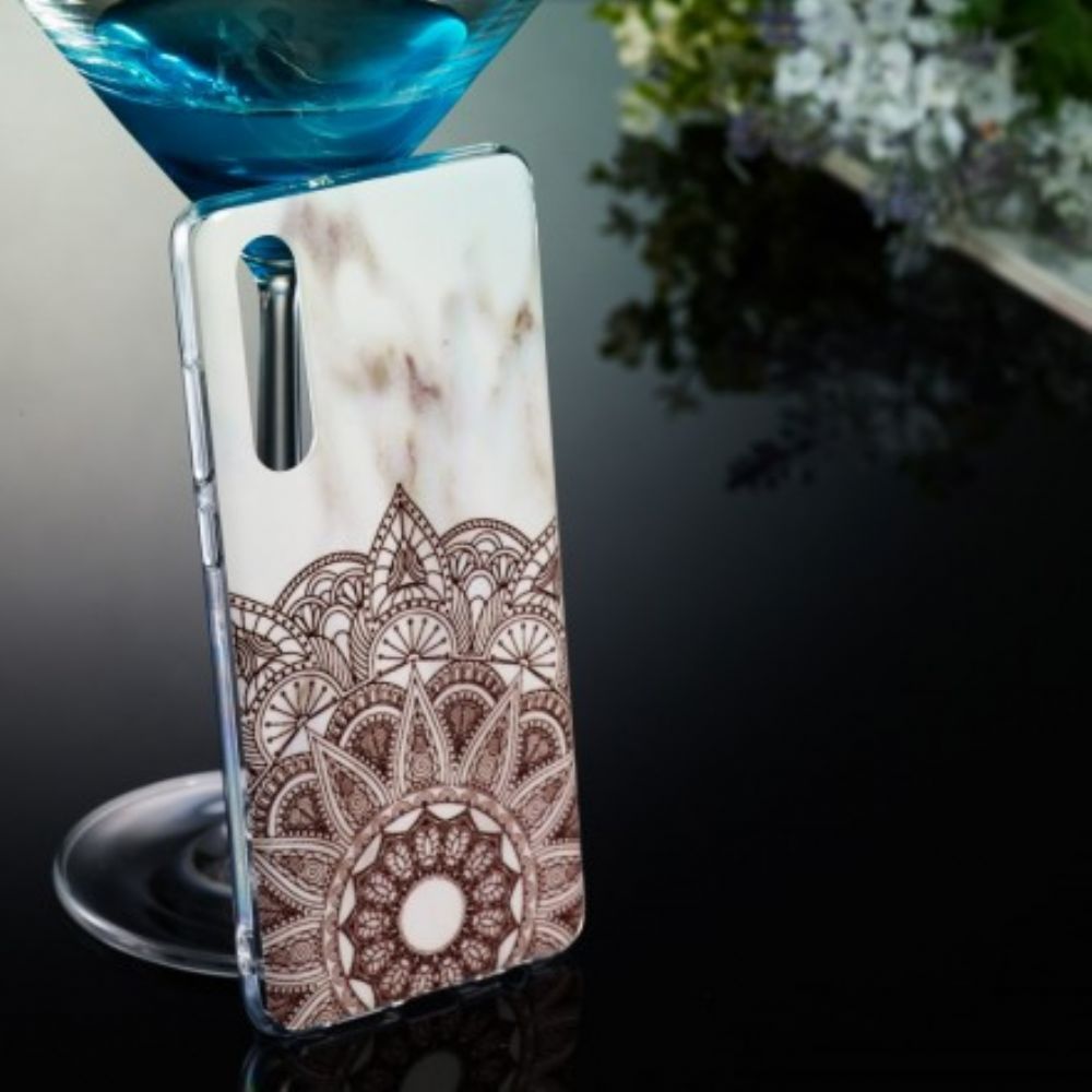 Hülle Für Huawei P30 Mandala Aus Marmor