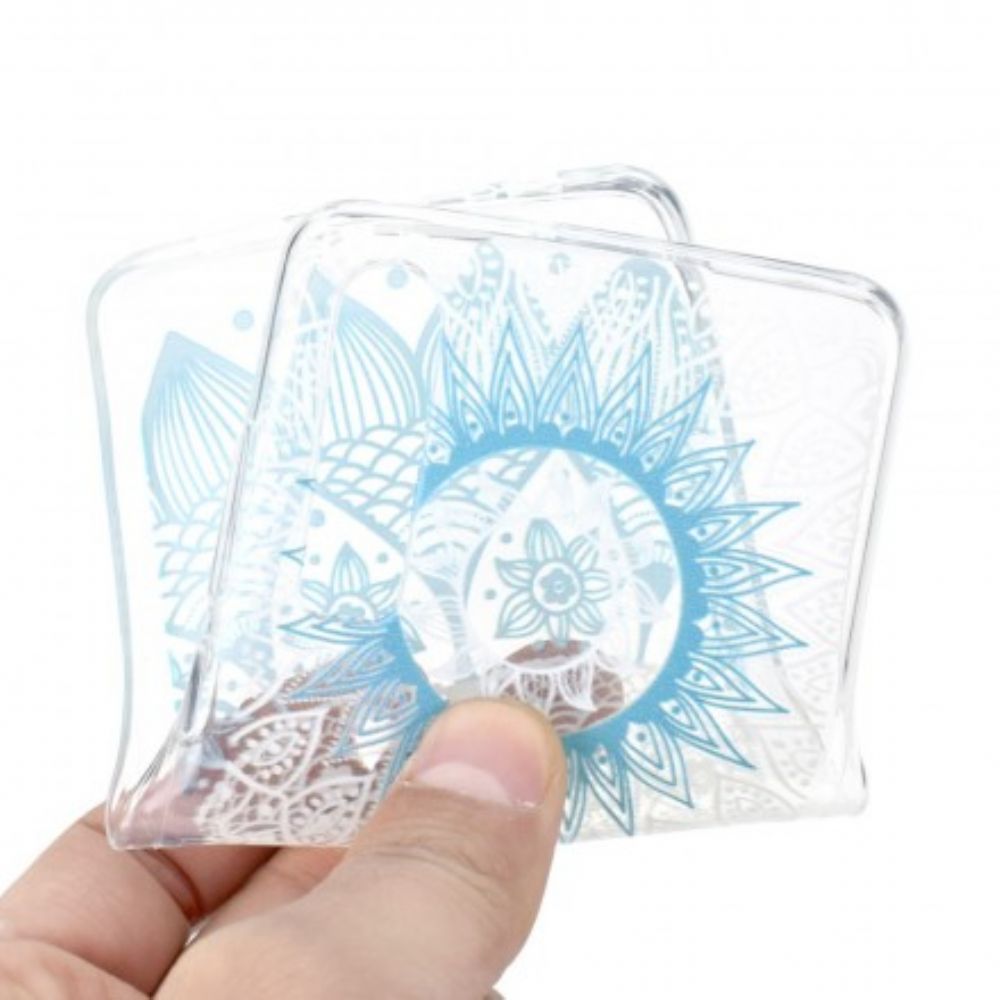 Hülle Für Huawei P30 Transparent Farbiges Mandala