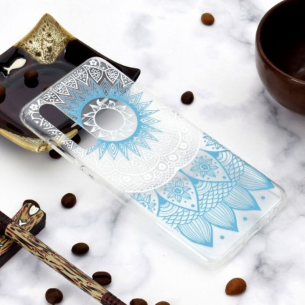 Hülle Für Huawei P30 Transparent Farbiges Mandala