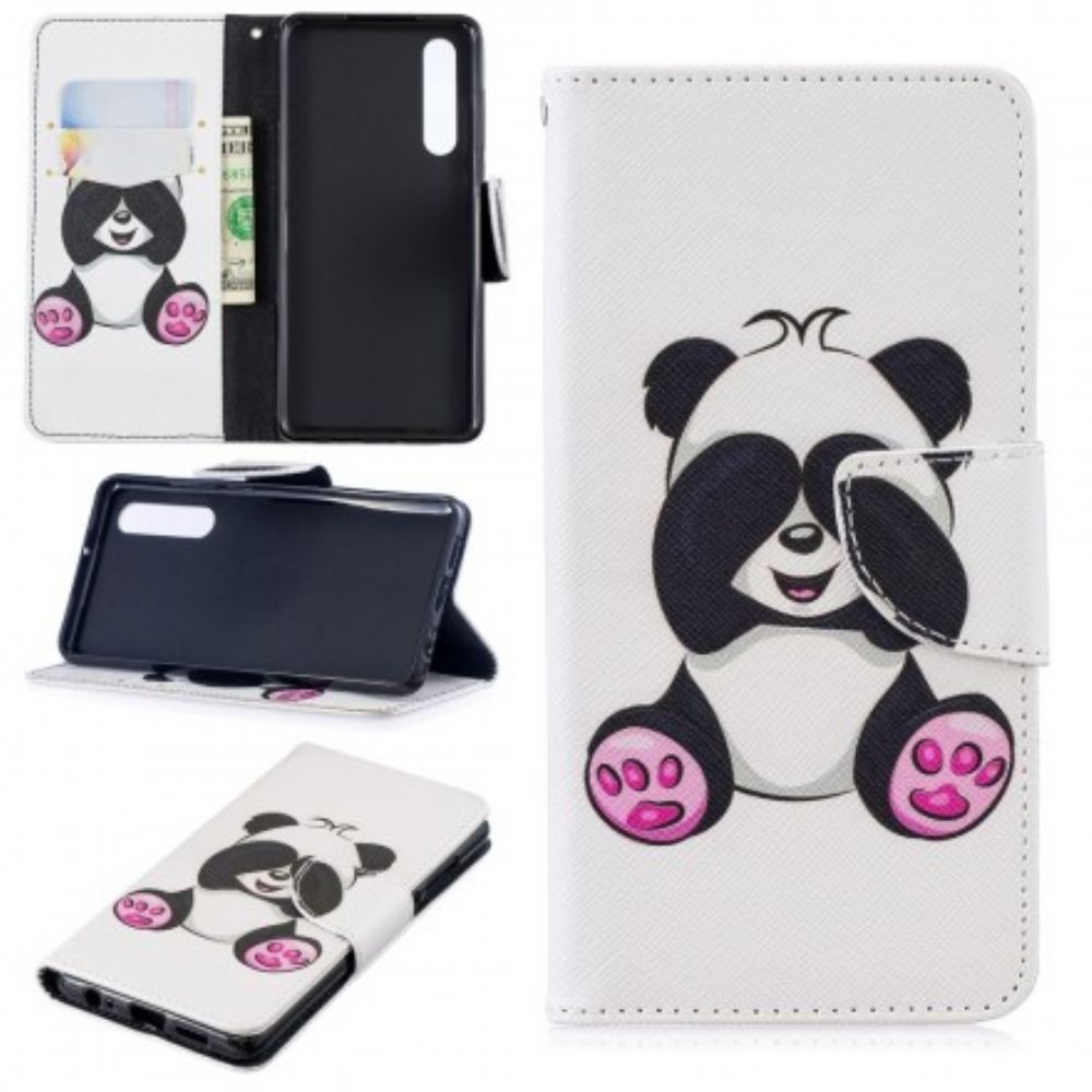 Lederhüllen Für Huawei P30 Panda-spaß