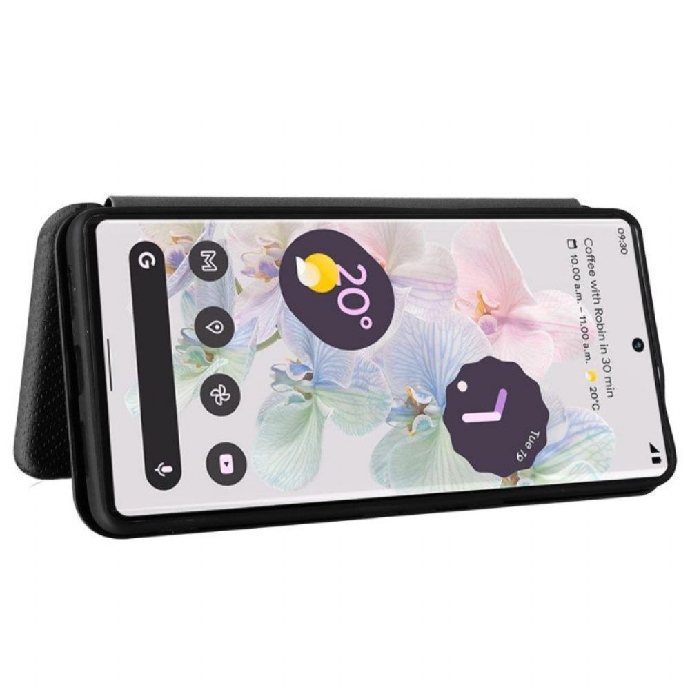 Schutzhülle Für Google Pixel 7 Pro Flip Case Kohlefaser