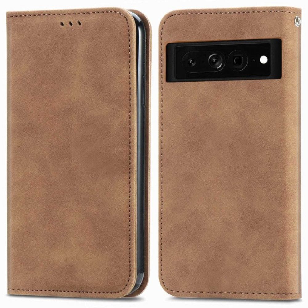 Schutzhülle Für Google Pixel 7 Pro Flip Case Vintage-serie