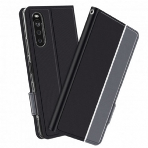 Flip Case Für Sony Xperia 10 III Bicolor Baiyu-serie