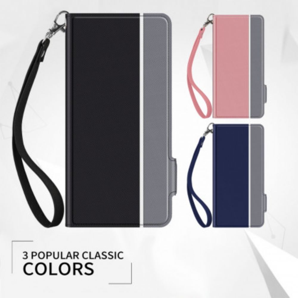 Flip Case Für Sony Xperia 10 III Bicolor Baiyu-serie