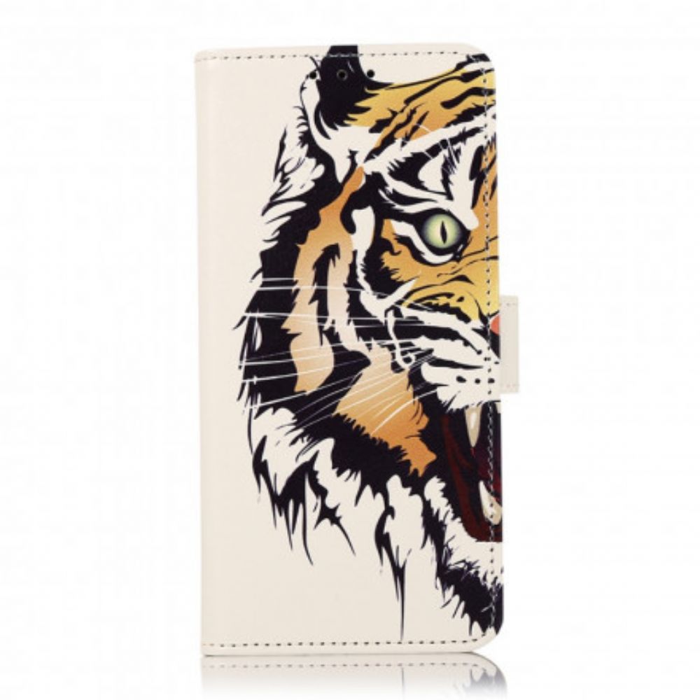 Flip Case Für Sony Xperia 10 III Wilder Tiger