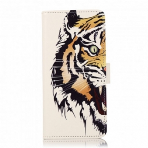 Flip Case Für Sony Xperia 10 III Wilder Tiger