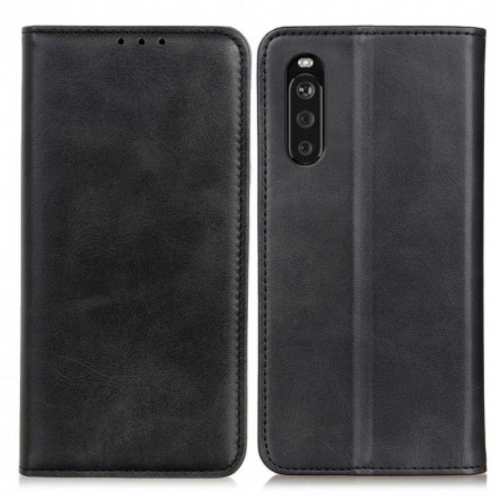 Schutzhülle Für Sony Xperia 10 III Flip Case Elegance Spaltleder