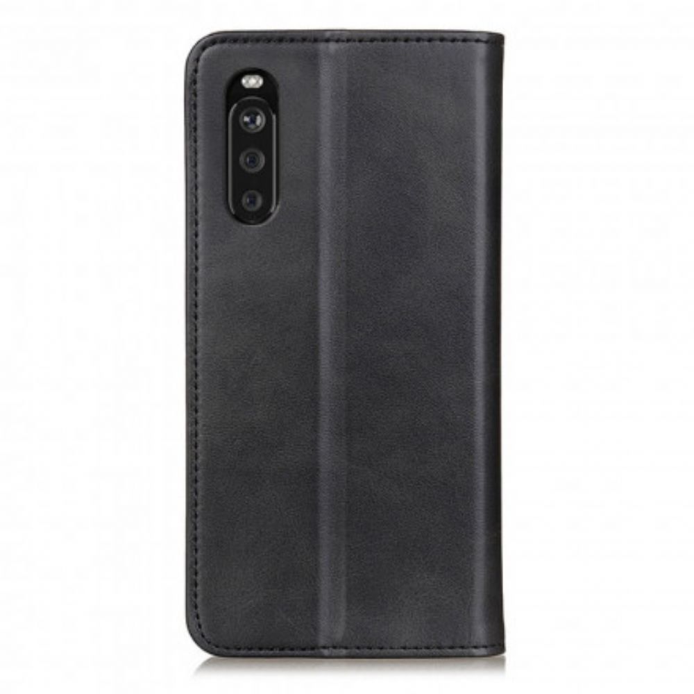 Schutzhülle Für Sony Xperia 10 III Flip Case Elegance Spaltleder