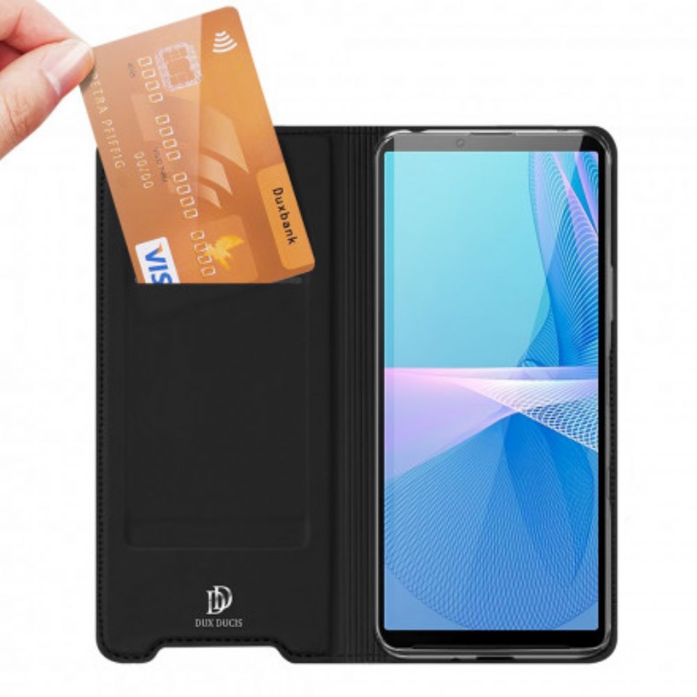 Schutzhülle Für Sony Xperia 10 III Flip Case Skin Pro Dux Ducis